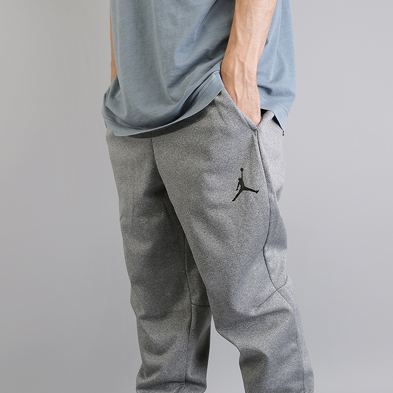 мужские серые брюки Jordan Therma 23 Alpha Training Trousers 861557-091 - цена, описание, фото 3